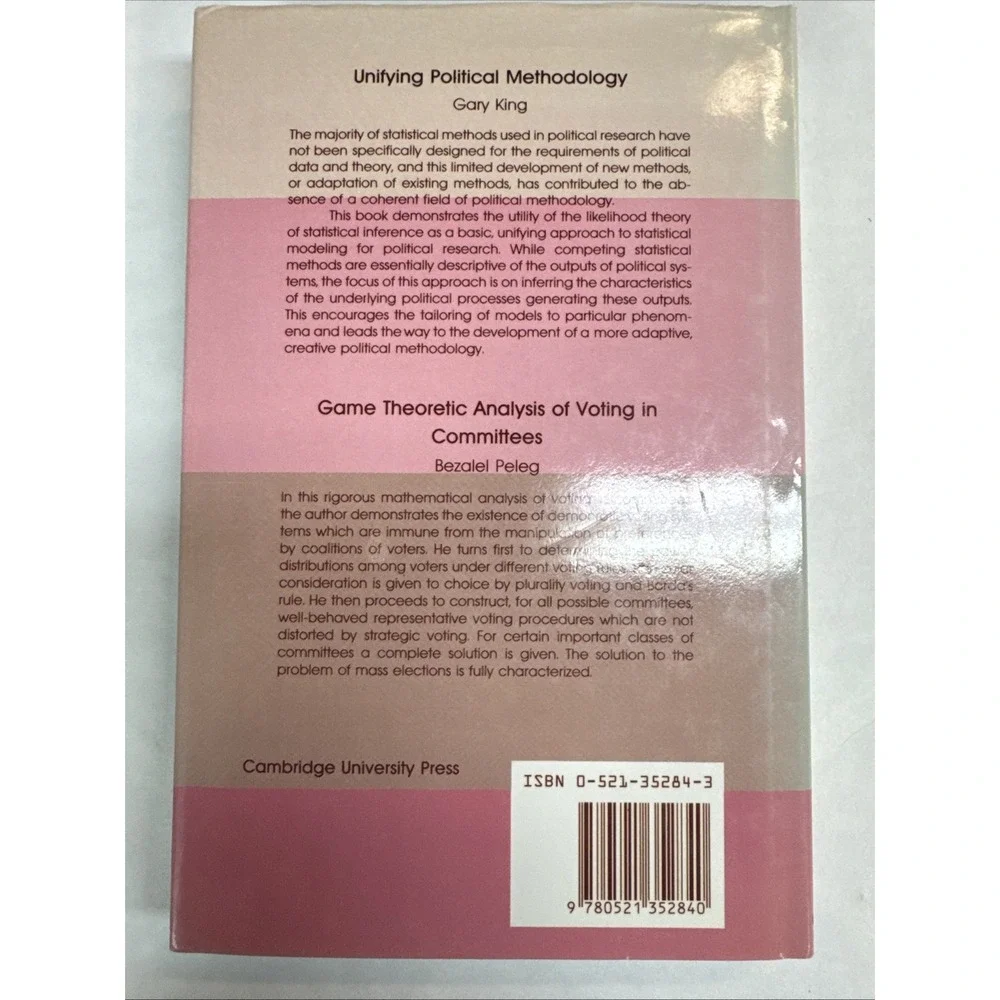 Advances‎ in the Spatial Theory of Voting by James M. Enelow (English) Hardcover